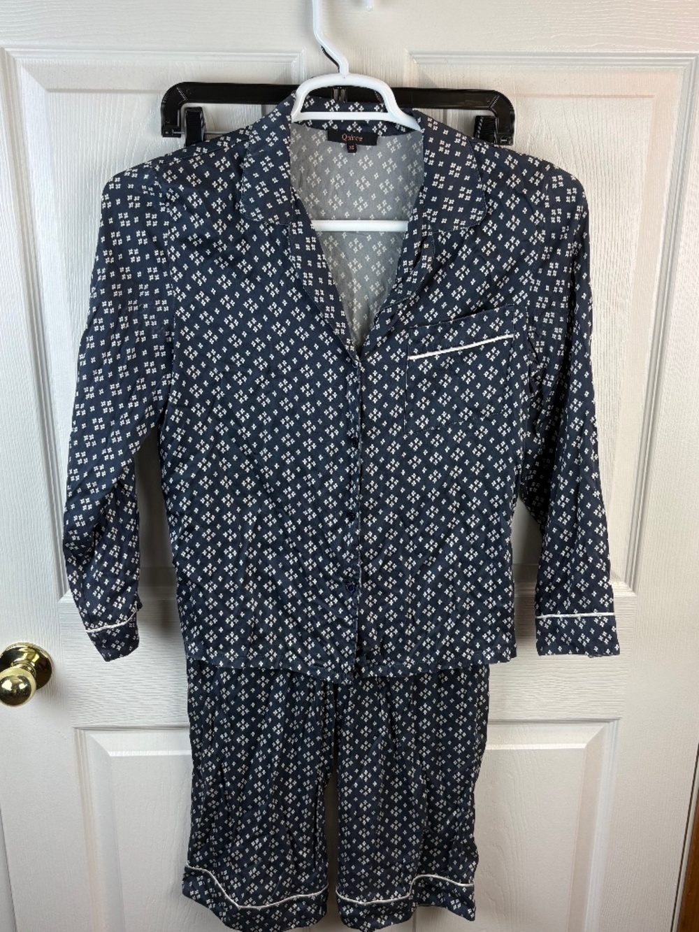 Quince Washable Silk Pajama Set Tiny Diamonds
